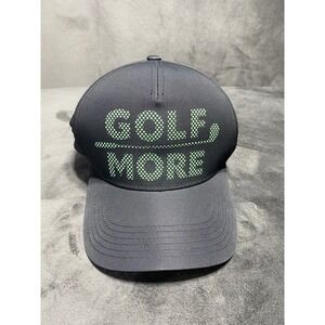 PGA Golf Hat Cap Snap Back Black Golf More Classic Pro Series Cool Wicking Mens